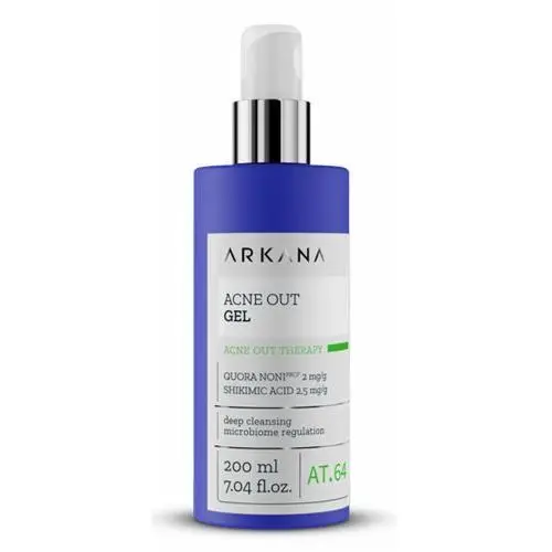 Arkana acne out gel oczyszczający żel regulujący mikrobiom skóry (42064)