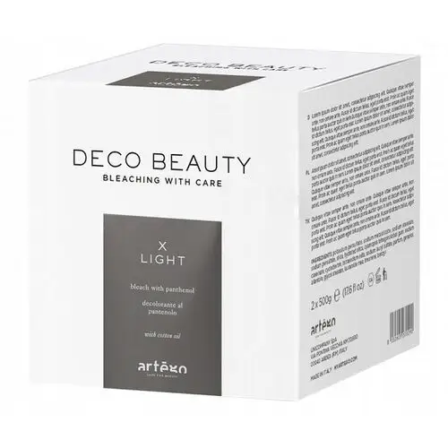 Artego Deco Beauty X-Light 2x500 g rozjaśniacz