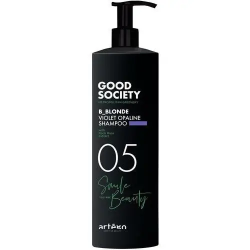 Good society b_blonde violet shampoo - szampon do włosów blond, 1000ml Artego