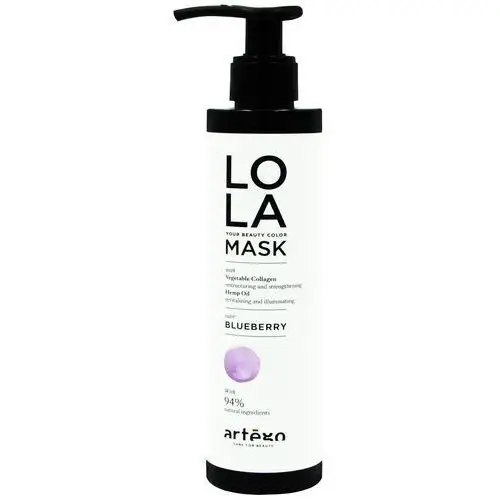 Artego lola mask blueberry intensywnie regenerująca maska tonująca 200ml