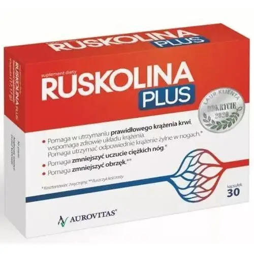 Aurovitas pharma Ruskolina plus x 30 kapsułek