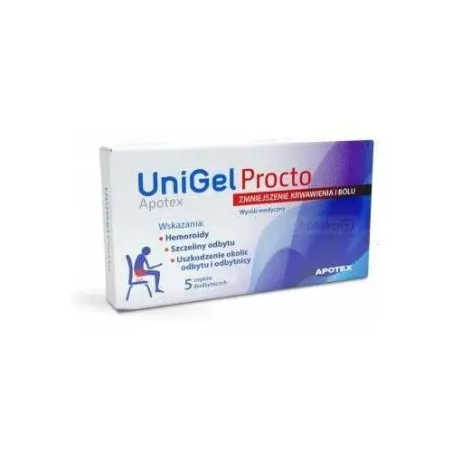 UNIGEL APOTEX PROCTO x 5 czopków