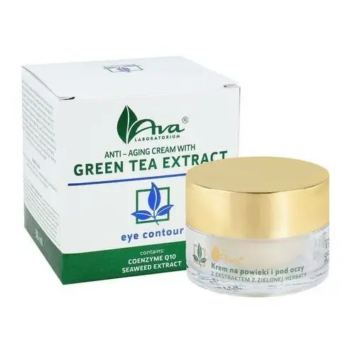 Ava Przeciwzmarszczkowy krem pod oczy z ekstraktem z zielonej herbaty i koenzymem Q10 30ml