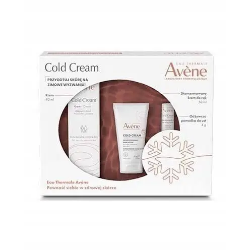 Avene Zestaw Cold Cream krem do rąk krem do twarzy pomadka