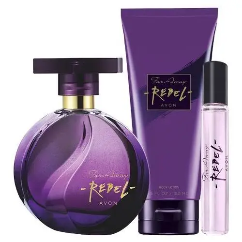 Avon Zestaw Far Away Rebel 3w1