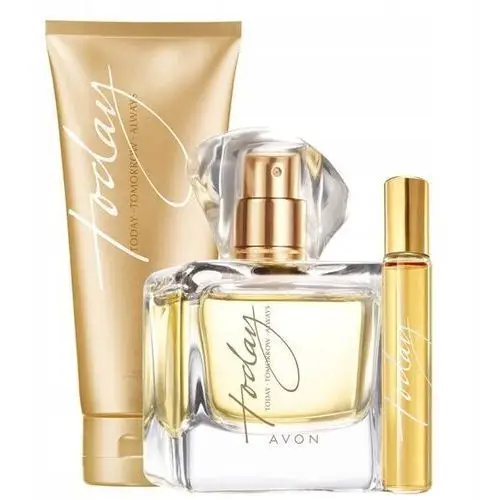 Avon Zestaw Today 3w1 Damski dla Niej Perfumy Balsam Perfumetka