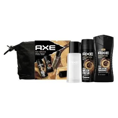 Axe dark temptation men gift set ( deodorant spray 150 ml + shower gel 250 ml + aftershave 100ml )