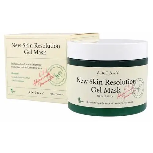 Axis-y new skin resolution gel mask 100ml - odżywcza maska do twarzy