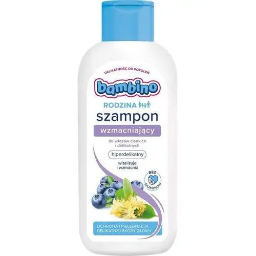 Szampon wzmacniający do włosów cienkich i delikatnych 400 ml Bambino