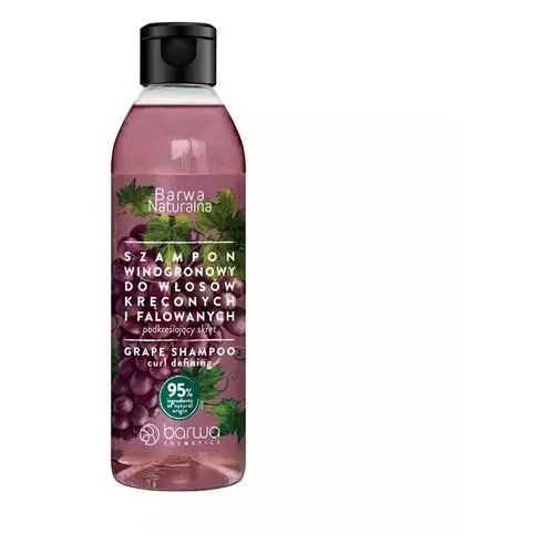 Naturalna winogrono szampon podkreślający skręt do włosów kręconych i falowanych 300ml Barwa