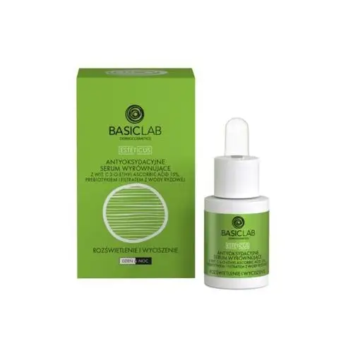 Antyoksydacyjne serum wyrównujące 15ml 15 ml BasicLab Esteticus,80