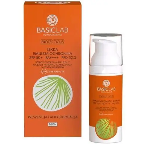 Basiclab Lekka emulsja ochronna SPF50+ 50 ml