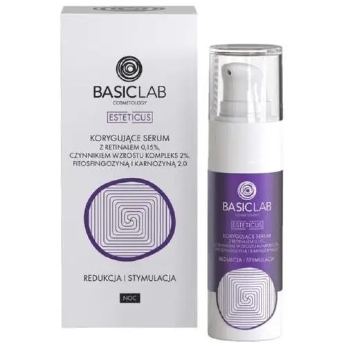 Serum z retinalem redukujące zmarszczki 30ml esteticus Basiclab