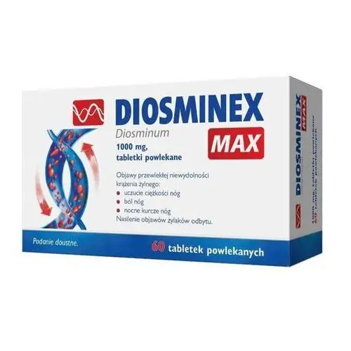 Diosminex max 1000mg x 60 tabletek Bausch health