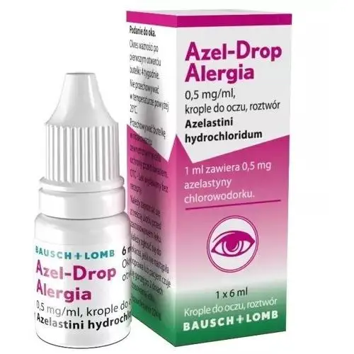 Bausch & lomb Azel-drop alergia krople do oczu 6ml