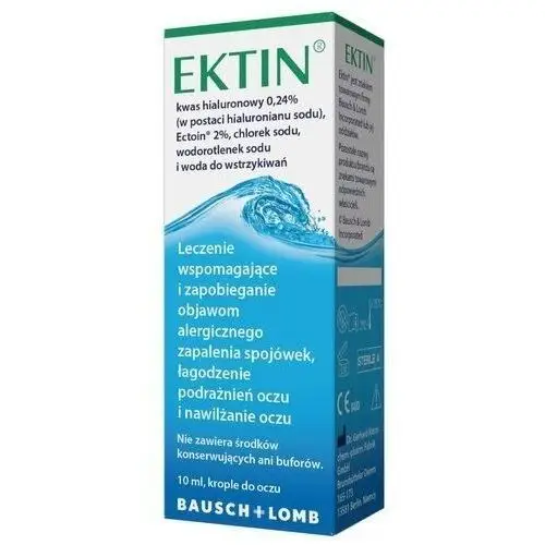 Bausch & lomb Ektin krople do oczu 10ml