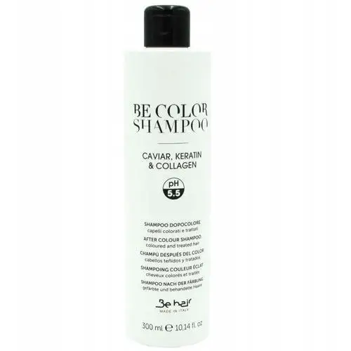 Be color szampon z kawiorem do włosów farbowanych 300ml Be hair