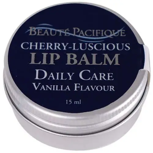 Beauté pacifique cherry-luscious lip balm daily care vanilla flavour (15 ml)