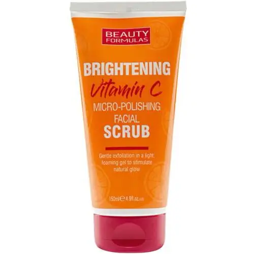 Beauty formulas brightening vitamin c rozjaśniający peeling do twarzy z witaminą c 150 ml