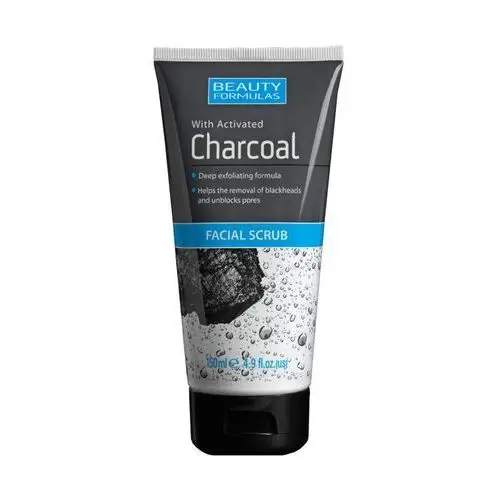 BEAUTY FORMULAS Charcoal peeling do twarzy z aktywnym Węglem 150ml