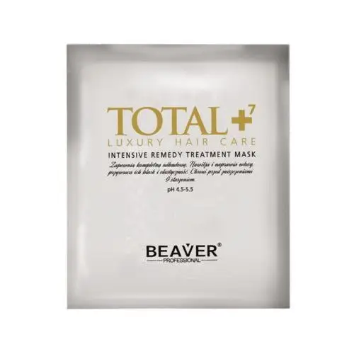 Maska lecznicza do włosów w saszetce 30 ml Beaver Professional Total +7,61