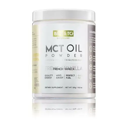 Olej MCT w proszku Francuska Wanilia BeKeto MCT Oils