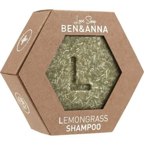 Ben & anna (kosmetyki) Szampon do włosów w kostce lemongrass eco 60 g - ben & anna