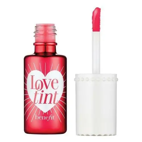 Benefit cosmetics Lovetint - ognistoczerwony róż w płynie do ust i policzków