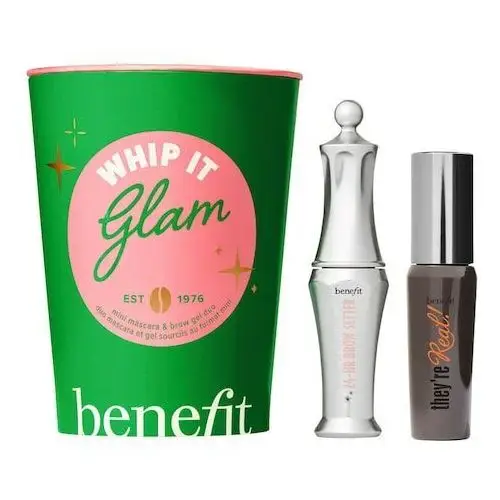 Whip It Glam - Świąteczny Zestaw z Maskarą i Żelem do Brwi w Mini Wersjach