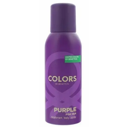 Benetton colors de benetton purple for her women deospray 150 ml