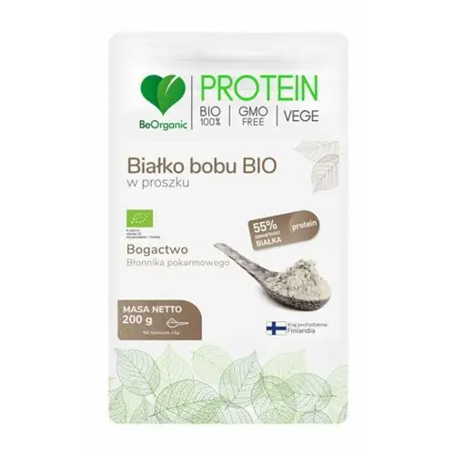 Białko bobu bio w proszku Beorganic