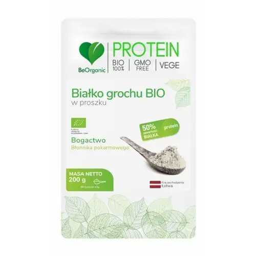 Białko grochu bio w proszku Beorganic