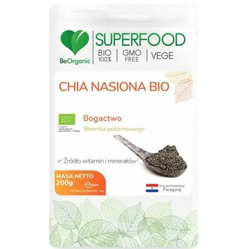 BeOrganic CHIA nasiona BIO