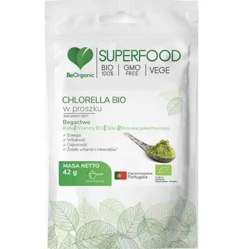 Beorganic chlorella bio w proszku (42 g.)