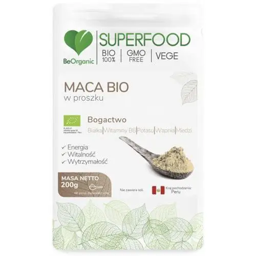 Beorganic maca bio w proszku (200 g.)