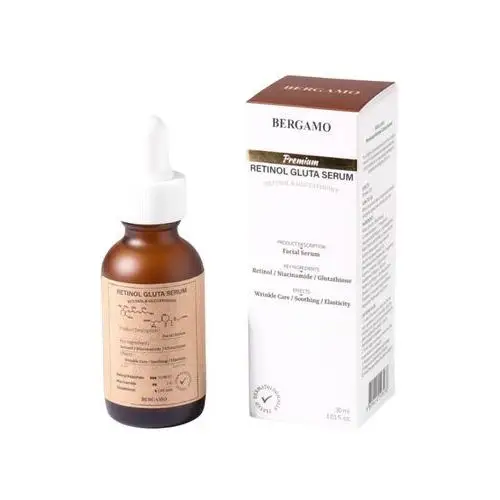 Bergamo - retinol gluta serum koreańskie serum z retinolem, 30 ml