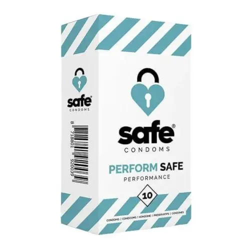 Bezpieczny Safe perform safe - duża prezerwatywa (10 sztuk)