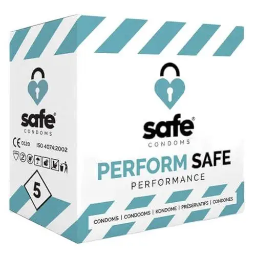 Safe perform safe - duża prezerwatywa (5 sztuk) Bezpieczny