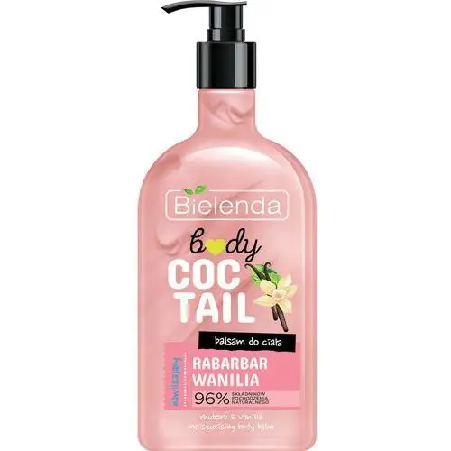 Bielenda Balsam do ciała rabarbar + wanilia 400 ml coctail