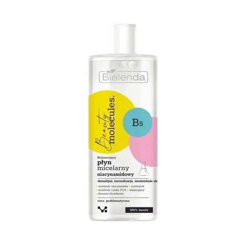 BIELENDA BEAUTY MOLECULES Balansujący niacynamidowy płyn micelarny 500 ml