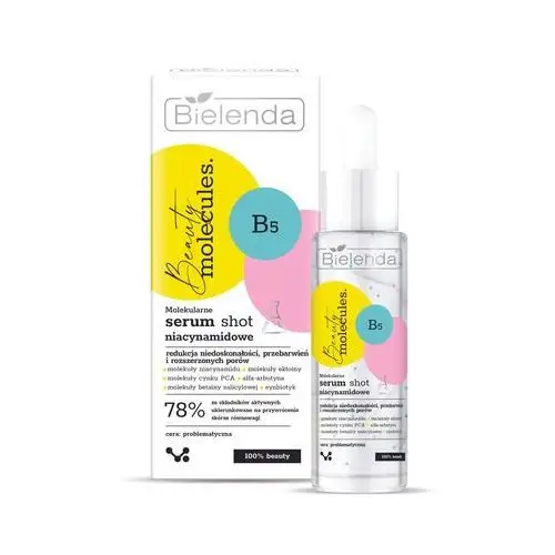 Bielenda Beauty Molecules.Molekularne Serum Shot niacynamidowe - do cery problematycznej 30ml