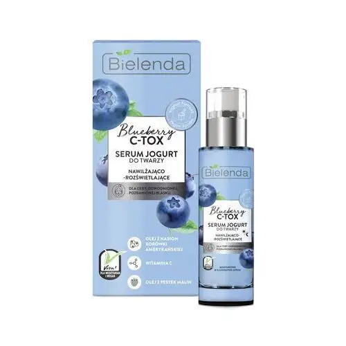 BIELENDA BLUEBERRY C-TOX SERUM JOGURT NAWILŻAJĄCO-ROZŚWIETLAJĄCE 30ML