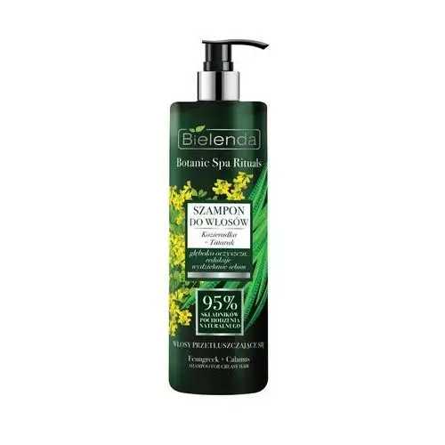 Bielenda Botanic spa rituals kozieradka + tatarak szampon do włosów przetłuszczających się 400 g