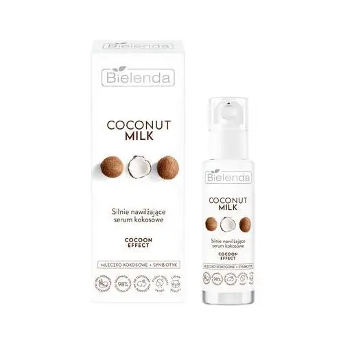 Bielenda coconut milk silnie nawilżające serum kokosowe cocoon effect 30ml