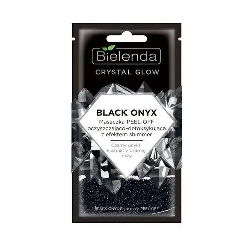 Crystal glow black onyx maseczka peel-off oczyszczająco-detoksykująca 8g Bielenda