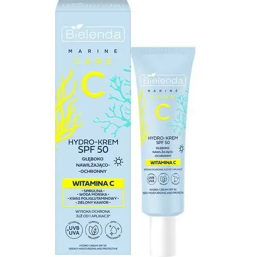 Hydrokrem głęboko nawilżająco-ochronny SPF50 40ml Bielenda C MARINE CARE