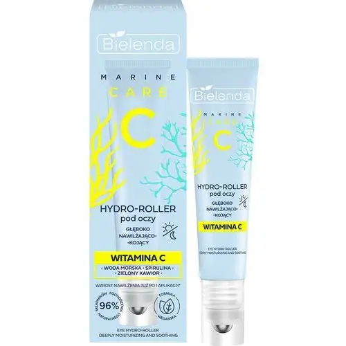 Hydroroller pod oczy głęboko nawilżającokojący 15ml Bielenda C MARINE CARE,79