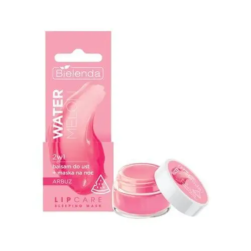 Bielenda lip care balsam do ust + maska na noc 2w1 watermelon 10g