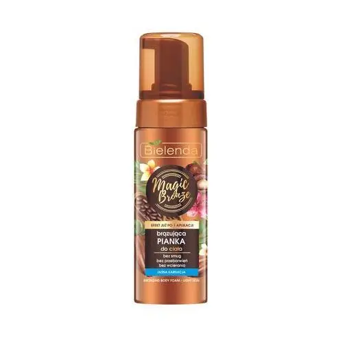 Magic bronze (n) brązująca pianka do ciała - jasna karnacja 150ml Bielenda magic bronze