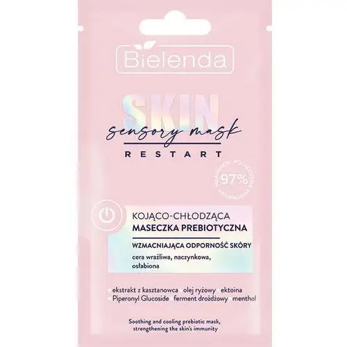 Maseczka do twarzy prebiotyczna kojąco-chłodząca Bielenda Skin Restart Sensory